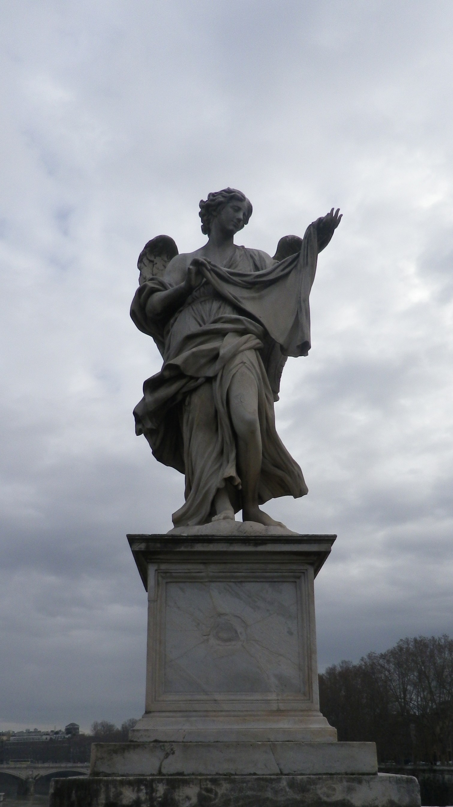 Ángel con el sudario (Velo de la Verónica) (Cosimo Fancelli, Respice faciem Christi tui)