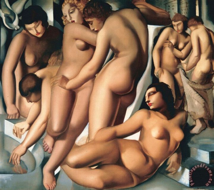 Tamara de Lempicka: Mujeres bañándose, hacia 1929
