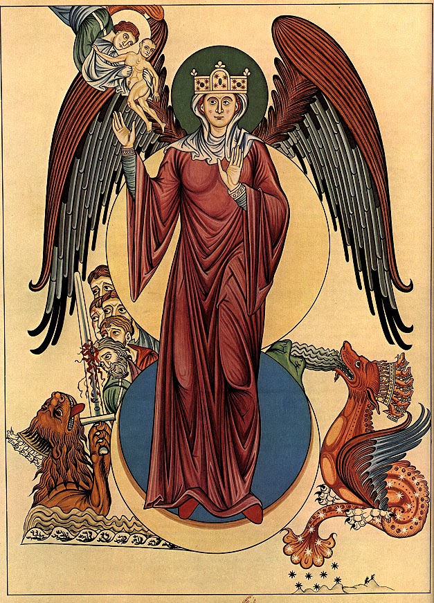 Woman of the Apocalypse (Hortus deliciarum).