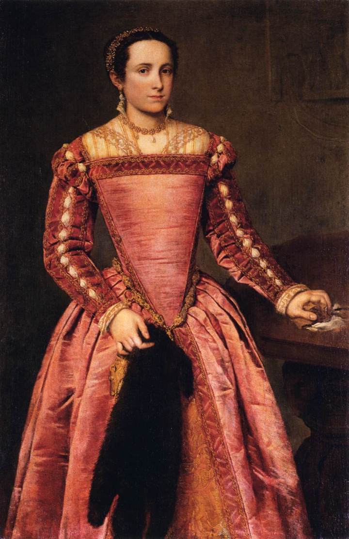 Giovanni_Battista_Moroni_-_Woman_in_a_Red_Dress_-_WGA16260
