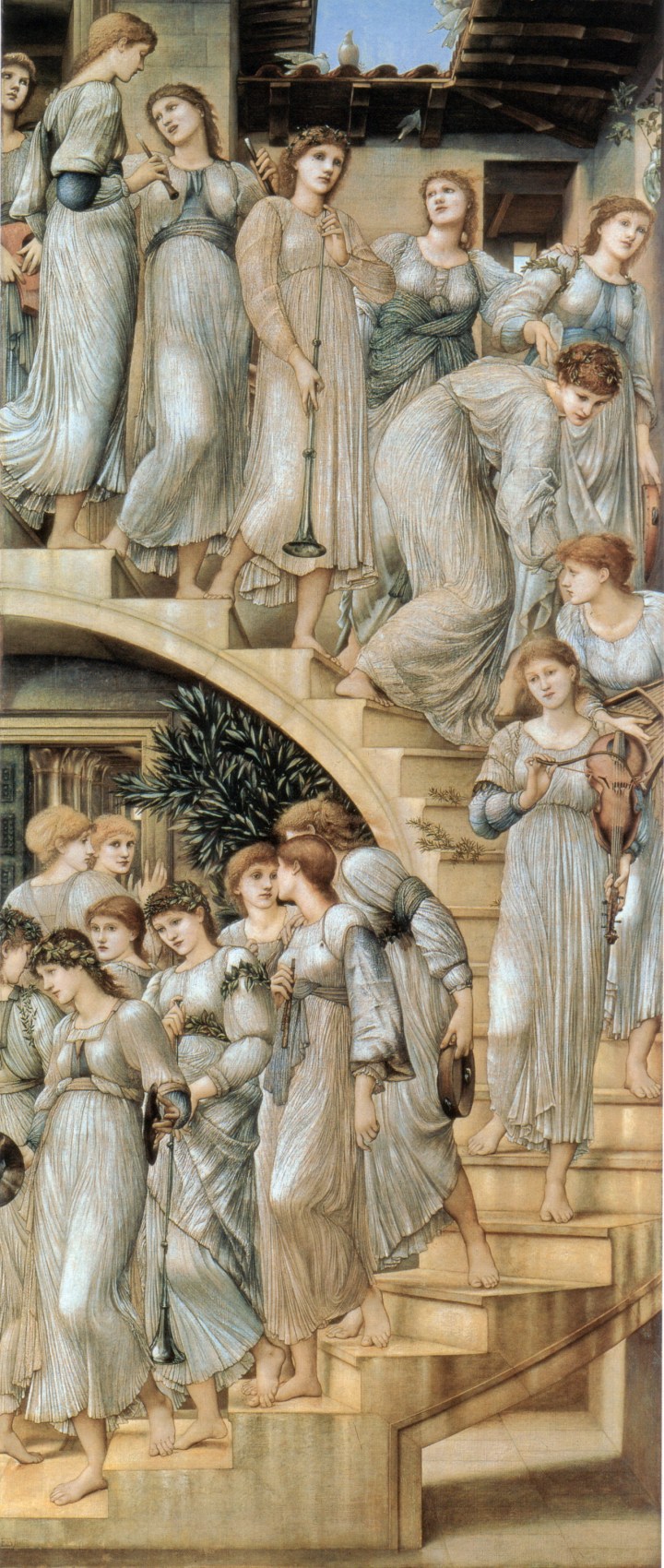 17- Edward_Burne-Jones_The_Golden_Stairs