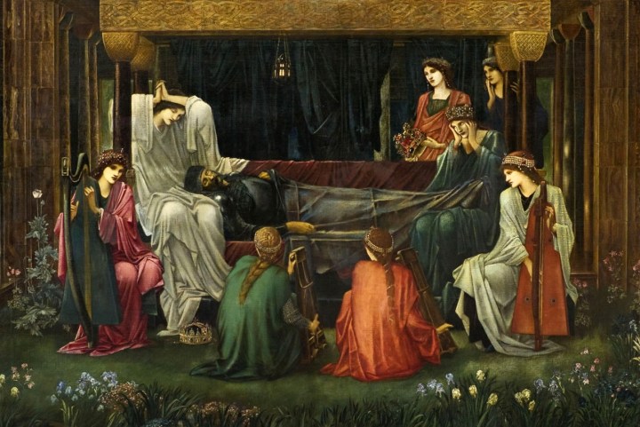 8- Edward_Burne-Jones.The_last_sleep_of_Arthur