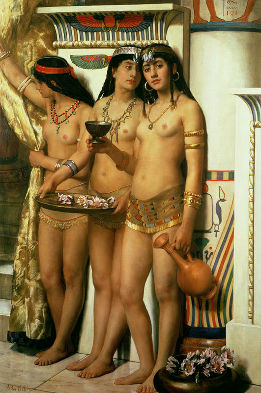 John_Collier_-_Pharaohs_Handmaidens