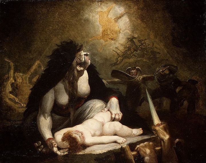 The Night-Hag Visiting the Lapland Witches (1796 - Henry Fuseli)