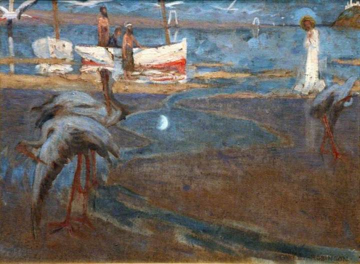 Robinson, Frederick Cayley, 1862-1927; 'And straightway they forsook their nets and followed Him'