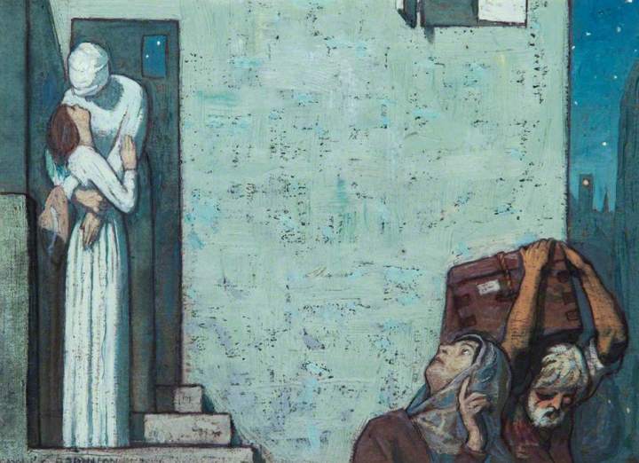 Robinson, Frederick Cayley, 1862-1927; Sketch for 'The Farewell'