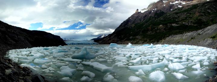 Glaciar Grey, en el Parque Nacional Torres del Paine